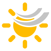 Faiblement ou partiellement couvert en raison de passages de voiles nuageux Faiblement ou partiellement couvert en raison de passages de voiles nuageux